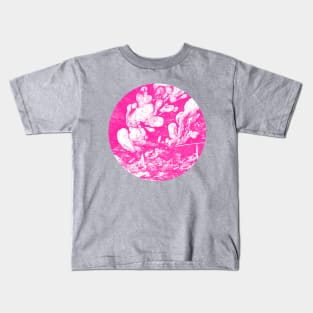 Trashscape - hot pink Kids T-Shirt